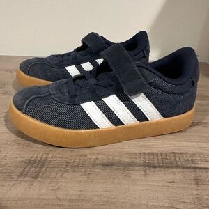 Adidas Kids' Denim and White Sneakers